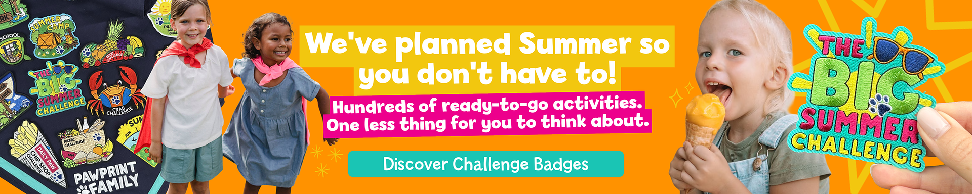 Summer Sorted - Challenge Badges