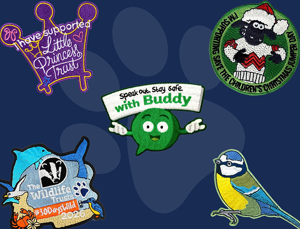 Badges and Patches for Charities, Volunteers and Supporters