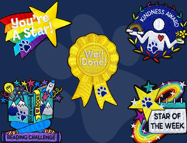 School Reward Badges for Learning and Achievement