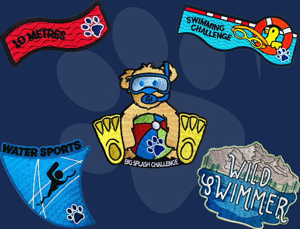 Swimming Badges for Clubs, Schools and Groups