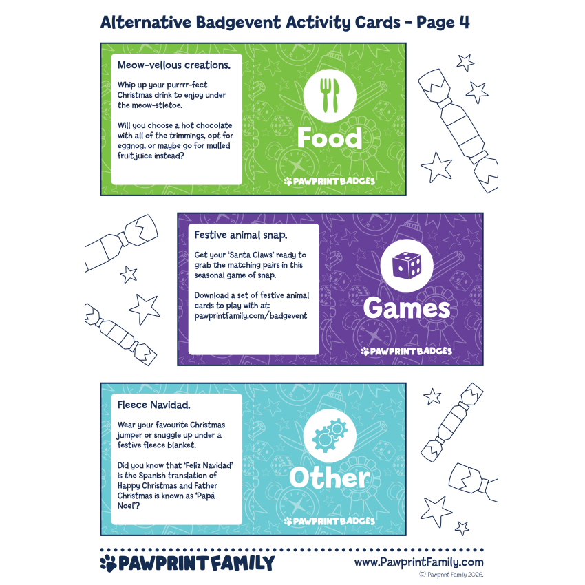 Alternative Badgevent Activity Cards 12 Days Of Christmas 3