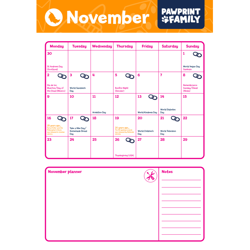 Calendar 2026 Autumn Term 8