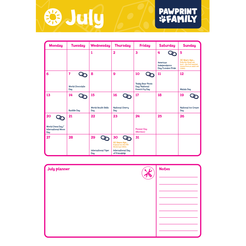 Calendar 2026 Summer Term 7