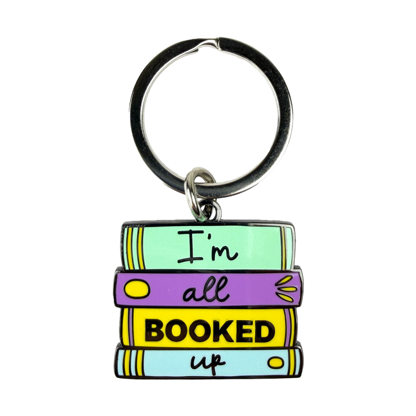 im-all-booked-up-keyring2