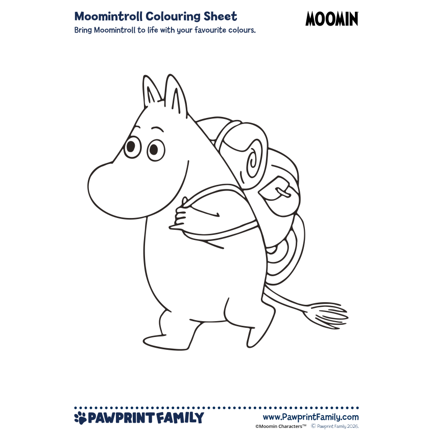 Moomin Colouring Sheets 2