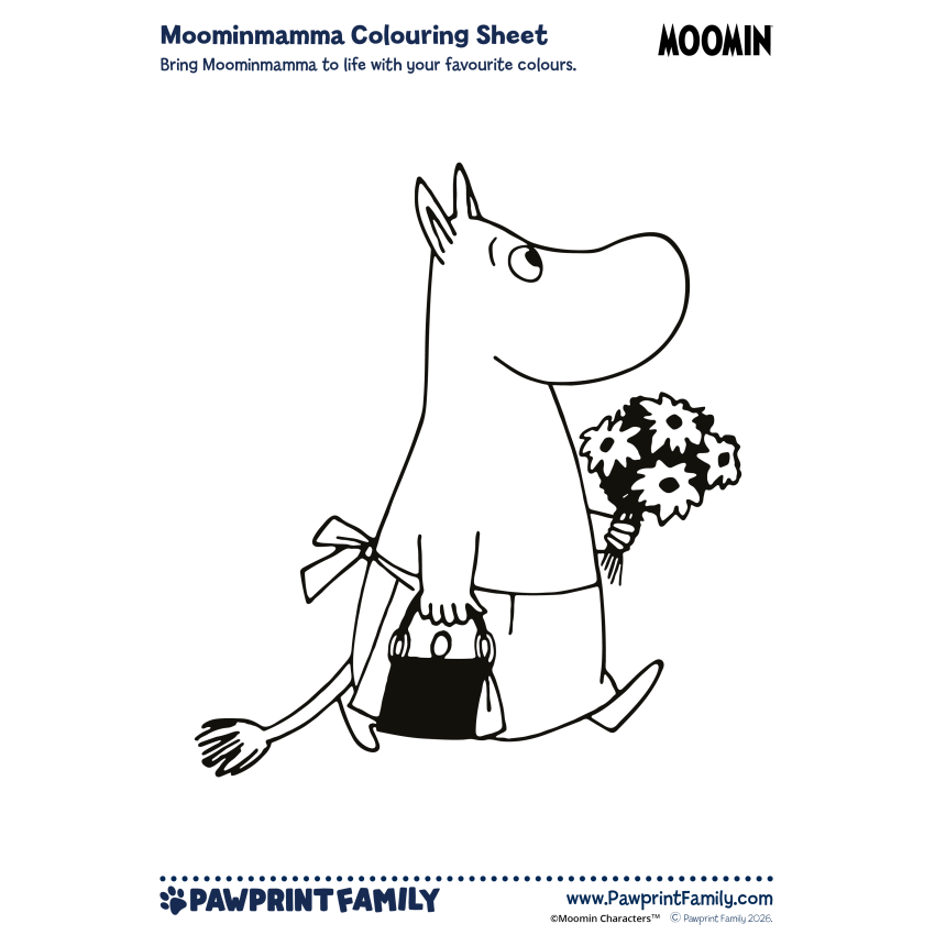 Moomin Colouring Sheets 4