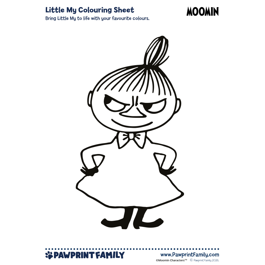 Moomin Colouring Sheets 5