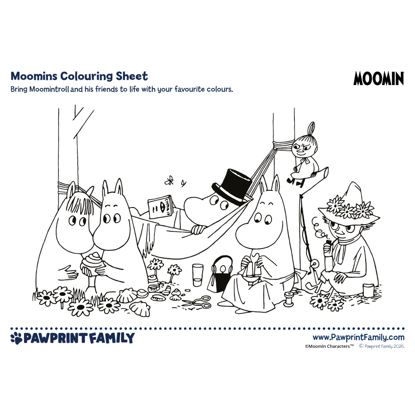 Moomin Colouring Sheets 7