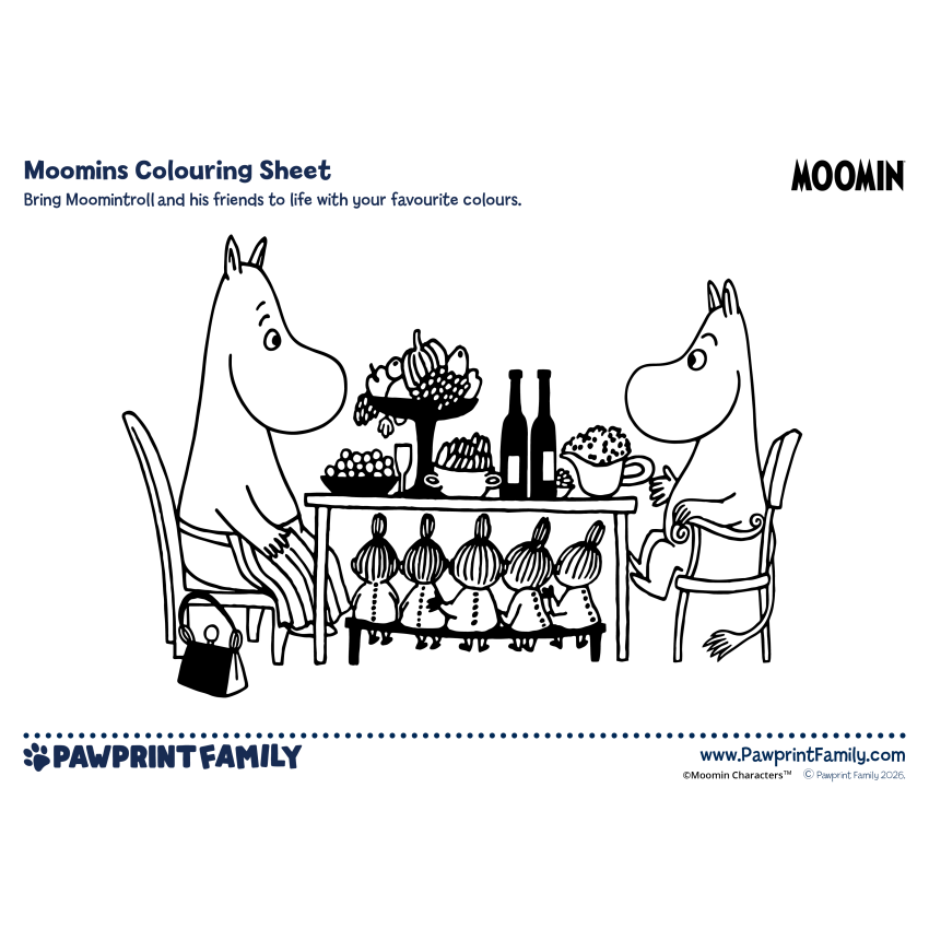 Moomin Colouring Sheets 8