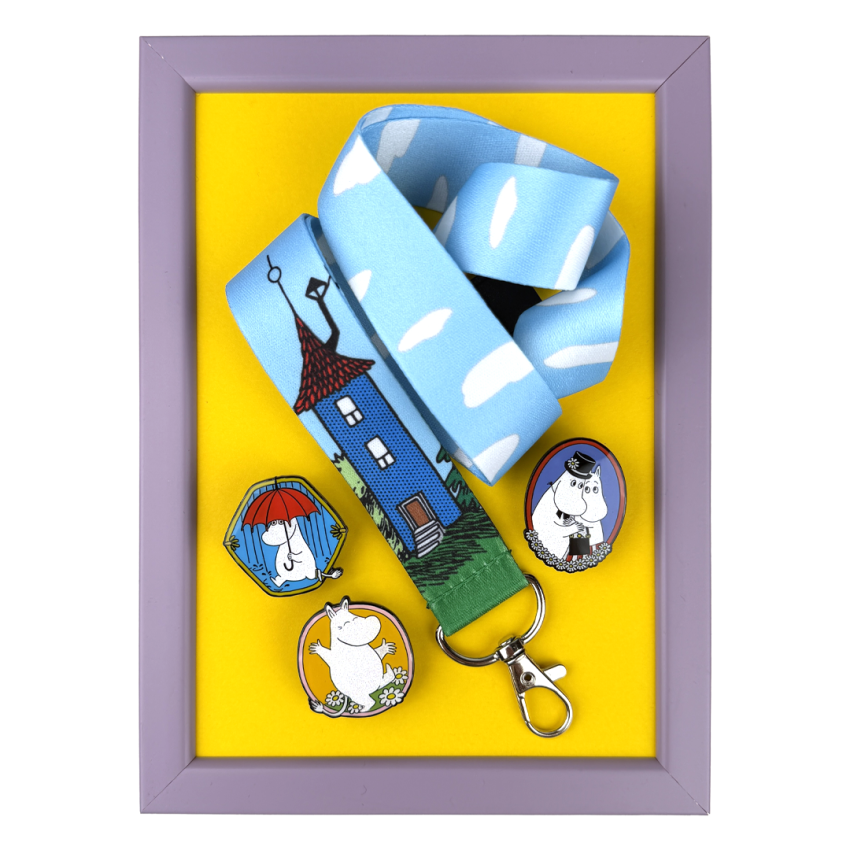 Moomin Lanyard And Pin Set 7