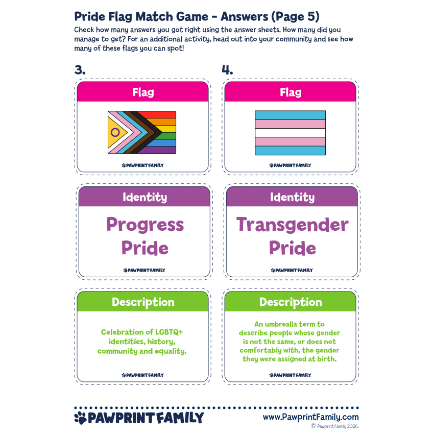 Pride Flag Match Game 5