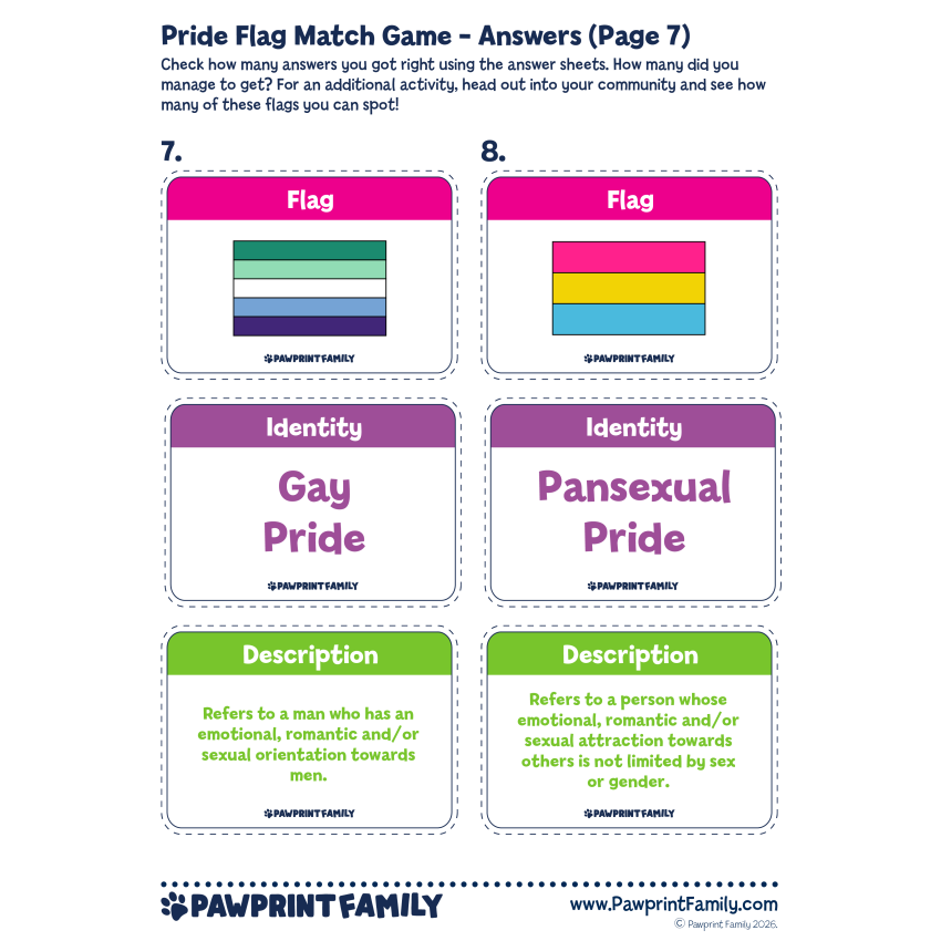 Pride Flag Match Game 7