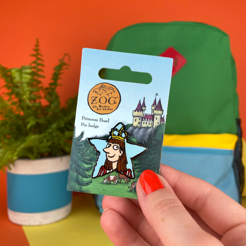 Princess Pearl Pin Badge 2