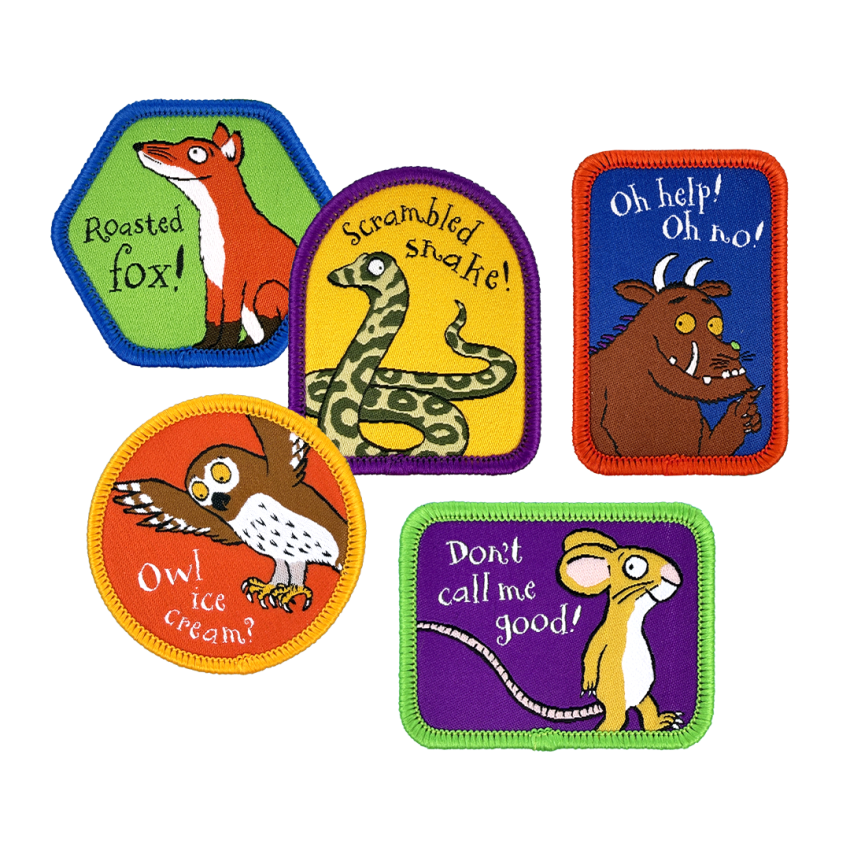 The Gruffalo Characters Patch Set 1