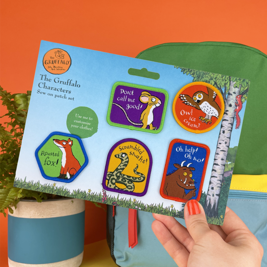 The Gruffalo Characters Patch Set 2