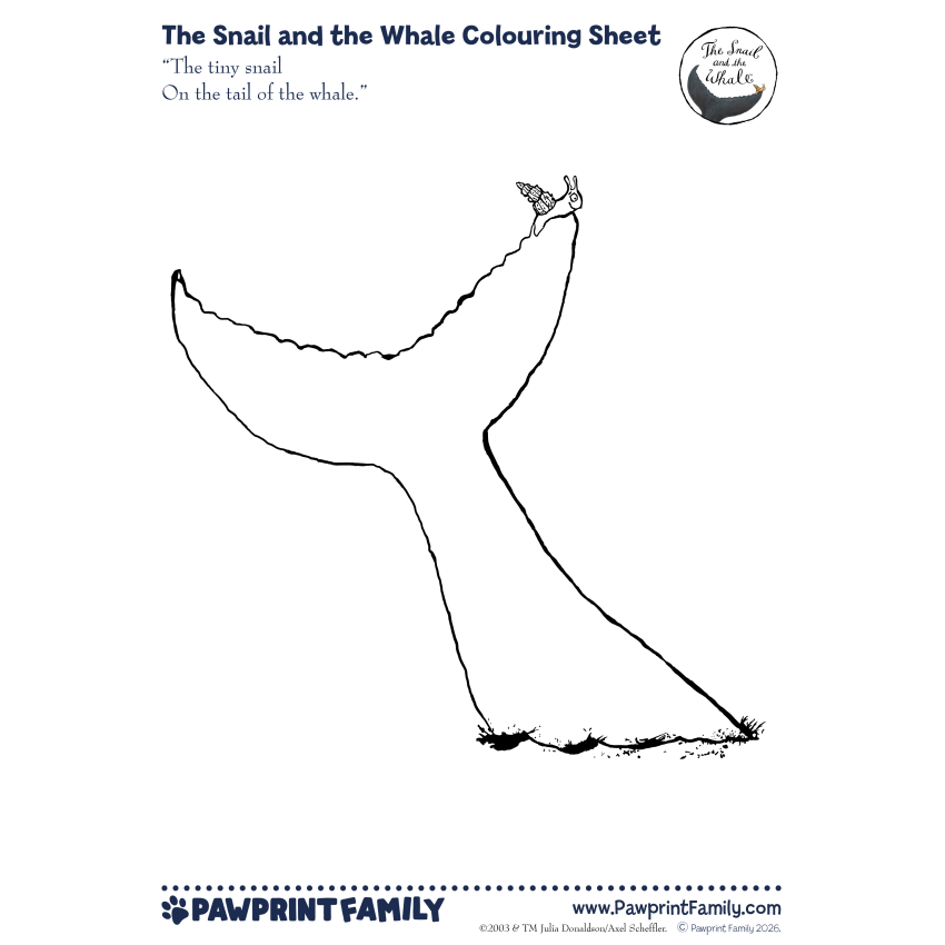 The Snail And The Whale Colouring Sheets 2