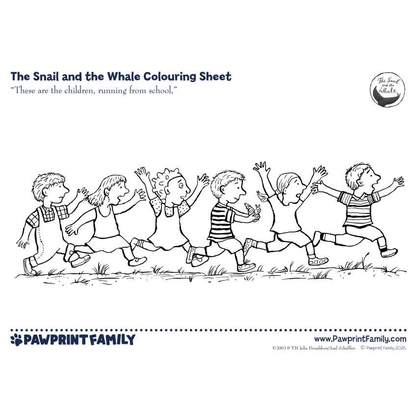 The Snail And The Whale Colouring Sheets 3