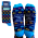 Pawprint Socks - Teal
