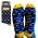 Pawprint Socks - Yellow