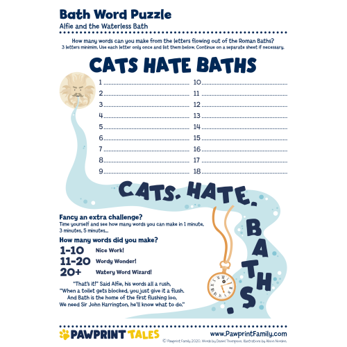 Bath Word Puzzle