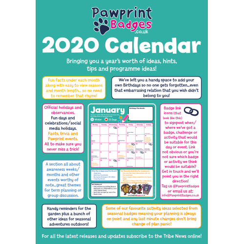 Calendar 2020