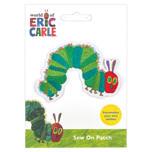 Patch Ricamata Caterpillar Da Stirare/Cucire - Distintivo 7.7x4.5 Cm Per Giacca, Borsa, T-Shirt, Zaino