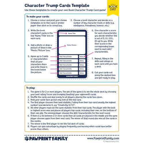 Character Trump Cards