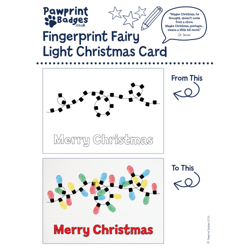 Christmas Card - Fairy Lights