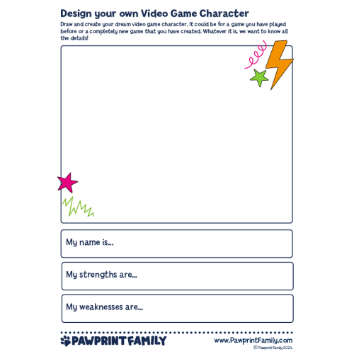 Design Your Own Video Game Character