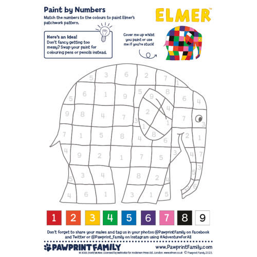 Elmer Paint by Numbers