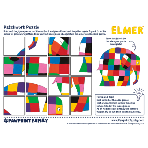 Elmer Patchwork Puzzle