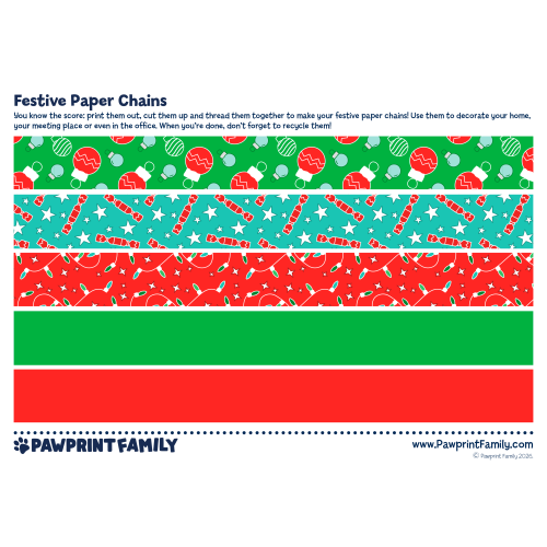 Festive Paper Chains