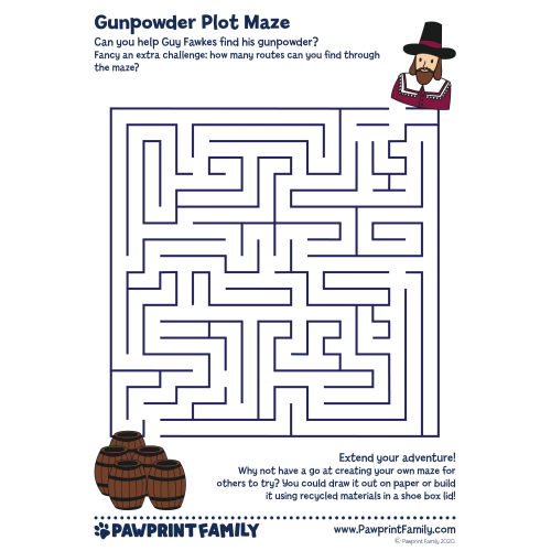 Gunpowder Plot Maze