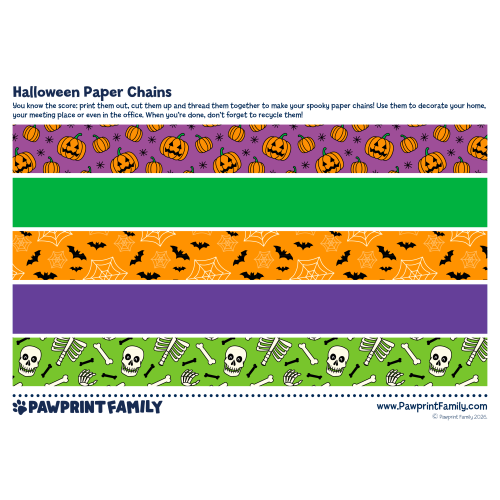 Halloween Paper Chains