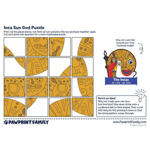 Inca Sun God Puzzle