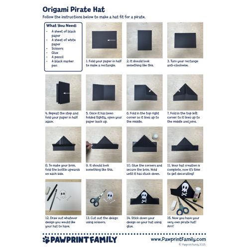 Origami Pirate Hat