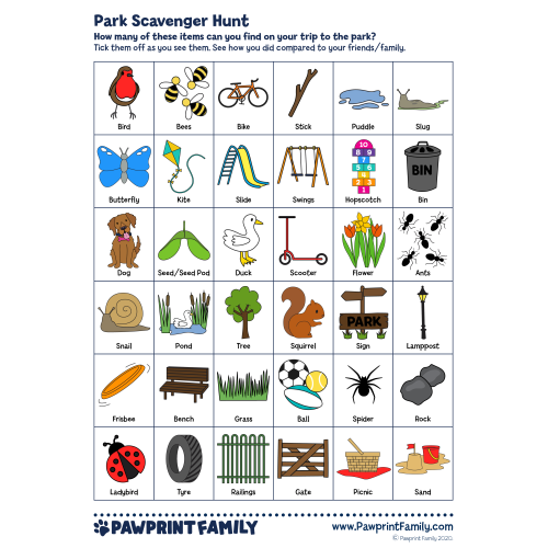 Park Scavenger Hunt