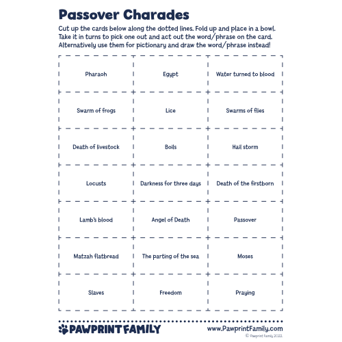 Passover Charades