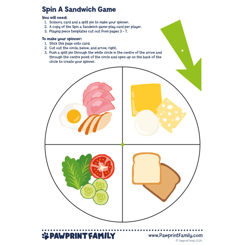 Spin a Sandwich Game