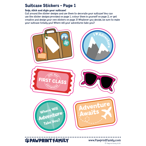 Suitcase Stickers
