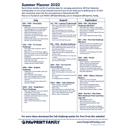 Summer Planner 2022