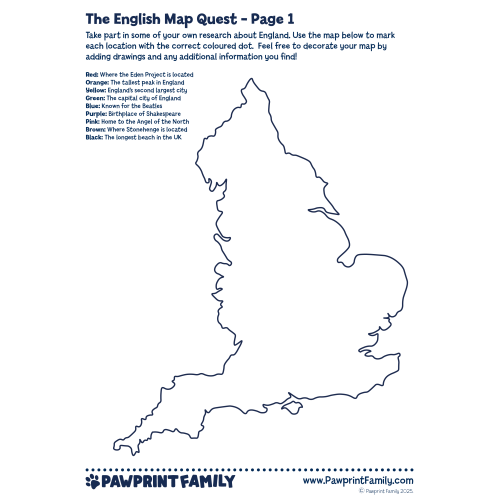 The English Map Quest