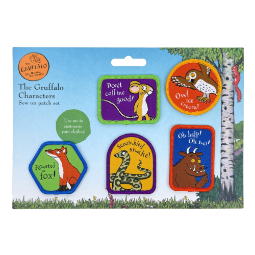 The Gruffalo Characters Patch Set 1