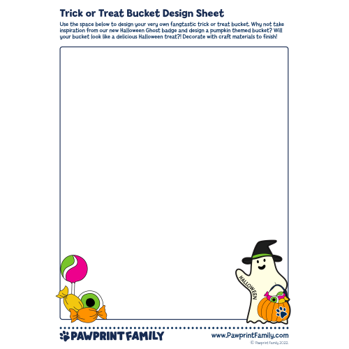 Trick or Treat Bucket Design