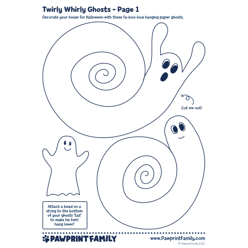 Twirly Whirly Ghosts