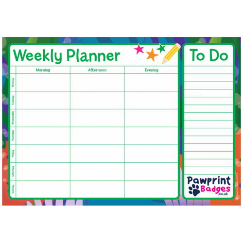 Weekly Planner - Under The Sea