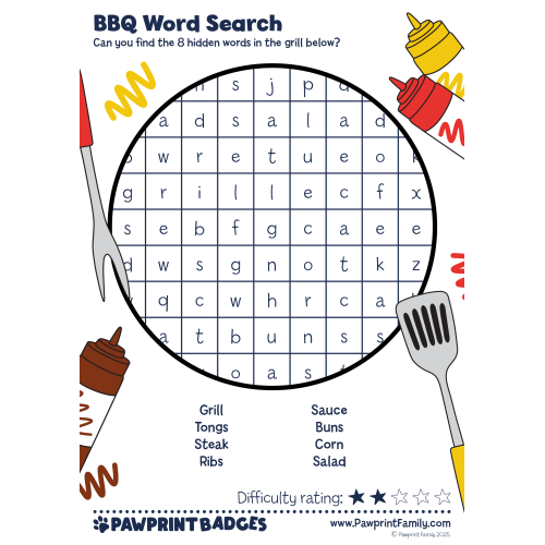 Word Searches - BBQ