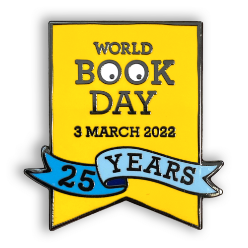 World Book Day 25 Years - Pin Badge