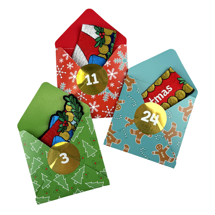 Photograph: 24 Day Advent Calendar - Carousel (Badges, Envelopes & Activity Cards)