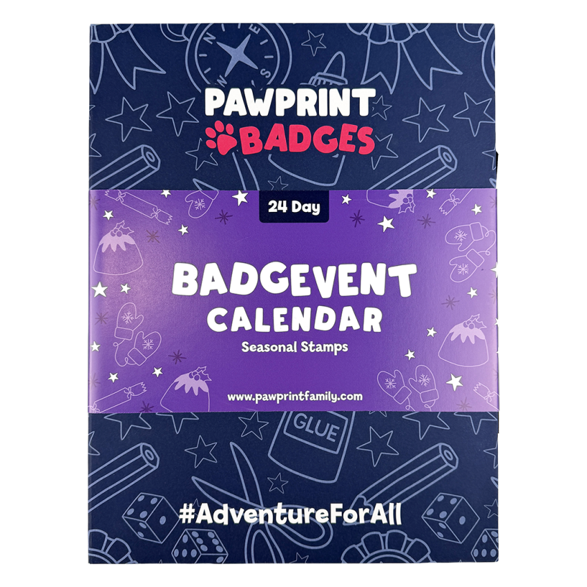 Photograph: 24 Day Advent Calendar - Seasonal Stamps (Badges, Envelopes, Activity Cards & Box)